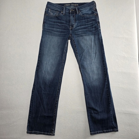 Cody James Other - Cody James Straight Jeans Men's Size 31x32 Medium Wash Blue Denim Western